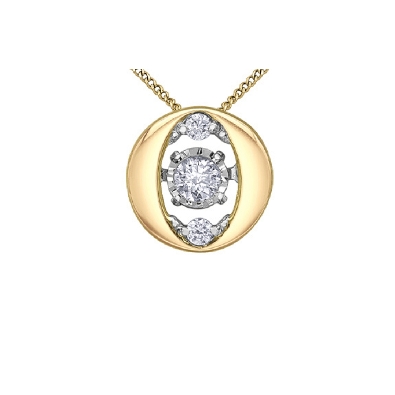 Pulse&trade; Diamond Pendant 0.10ctw
10KT WG/YG

Pulse&trade; - Bring Lo...