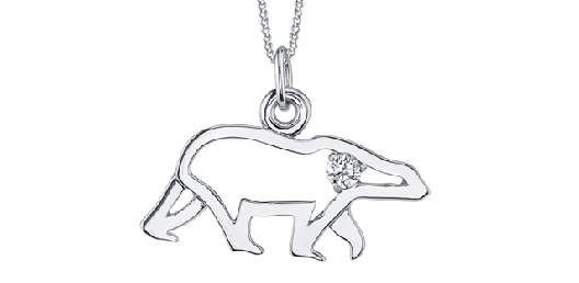 Polar Bear w/Canadian Diamond Pendant 0.06ctw

MLR686478  I; G  