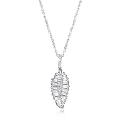 Reign Diamondlite CZ
Leaf Necklace
Silver/Rhodium Plating w/CZ
1...