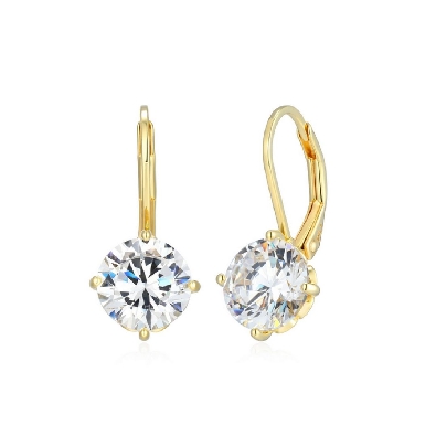 Reign Diamondlite CZ
Leverback Earrings
Silver/18Kt Gold Plating ...