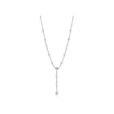 Reign Diamondlite CZ
Multi CZ Shape Necklace
Silver/Rhodium Plati...