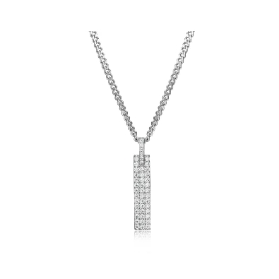 Reign 
Diamondlite CZ
Bar Pendant
CZ/Silver/Rhodium Plated
18    