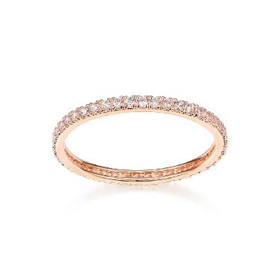 Reign 
Diamondlite CZ
Ultra-slim Eternity Ring
CZ/Rose Gold Plat...