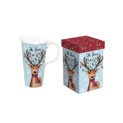 Christmas Vacation Travel Mug
Ceramic Perfect  Cup
Reindeer   
1...