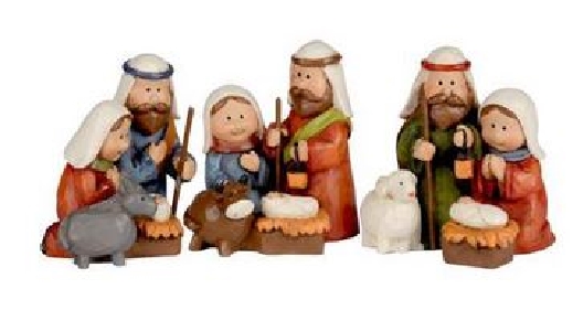 Mini Nativity Figurines  