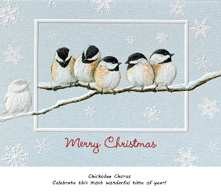 Petite Christmas Cards. Set of 10 cards. Various Designs.  