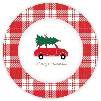 Lunch Plate - Red Car 
(8 Count)

Acetate sleeve. 8 inch diamete...