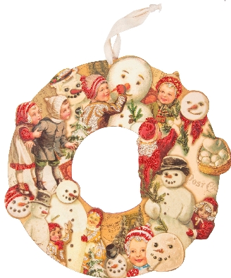 Wreath - Snowman

A vintage-inspired wreath for the holidays feat...