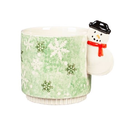 Ceramic Cup
w/ SnowMan Handle
15 oz.

Enjoy your Christmas beve...