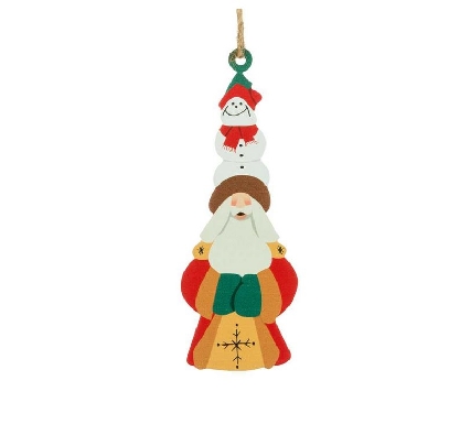 Snowman & Santa Tall Hat Santa Ornament
5.5    