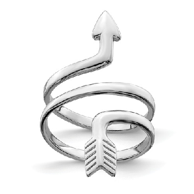 Sterling Silver
Arrow Wrap Around Toe Ring
Rhodium Plated  