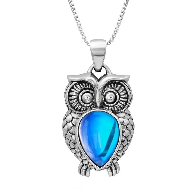LeightWorks
Owl Pendant
Silver
1.115  H x 0.622  W 

A teardro...