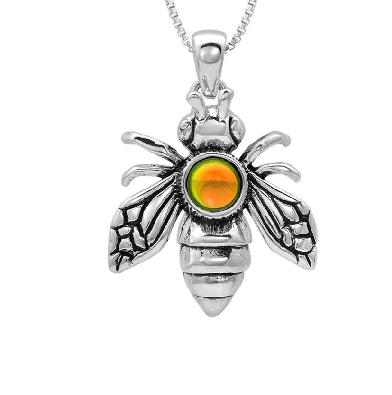 LeightWorks
Bee Pendant
Silver
 1.28  H x .75  W

Our .925 ste...