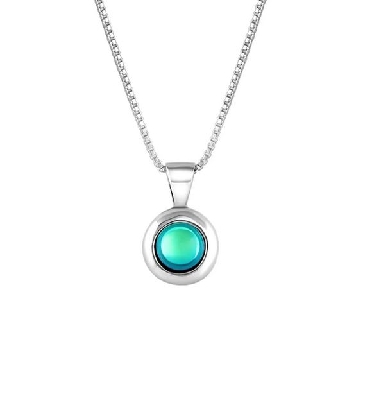 LeightWorks
Teeny Tiny Pendant
Silver
5mm Stone 
18   Chain

...