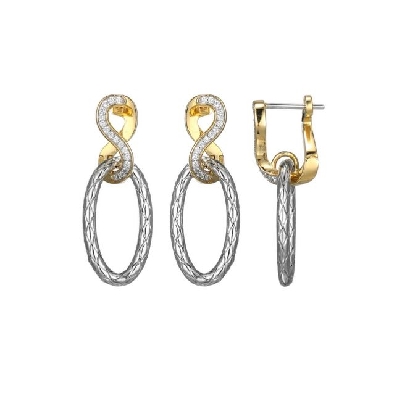 Charles Garnier 
  New Mesh   Infinity Huggie Earring
Rhodium/Gol...