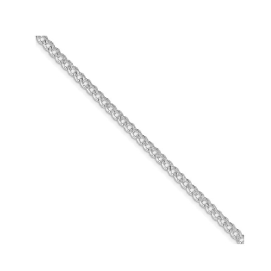 Sterling Silver
Pavé Curb Chain
Rhodium Plated
3.8mm 
 22    
