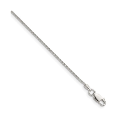 Sterling Silver
Diamond Cut Double Spiga Chain
8 Sided
1.3mm 
2...