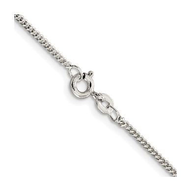 Sterling Silver
Curb Chain
Rhodium Plated
1.5mm 
28    