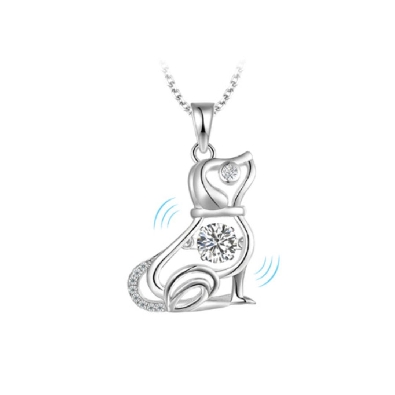 Legend Sterling Silver
Dancer Puppy Pendant  