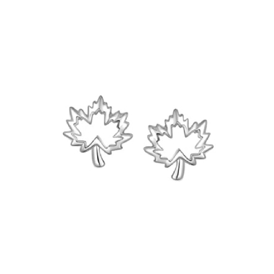 Legend Sterling Silver
Maple Leaf Earrings  