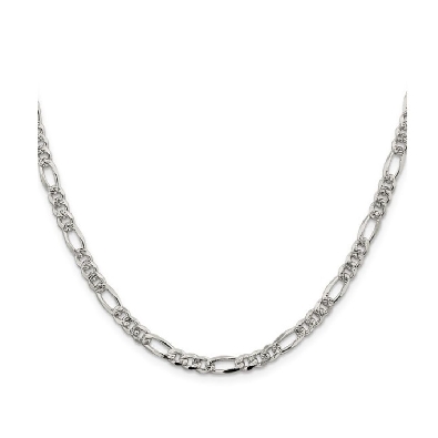 Sterling Silver
Pave  Flat Figaro
Rhodium Plated
4.3mm
24    