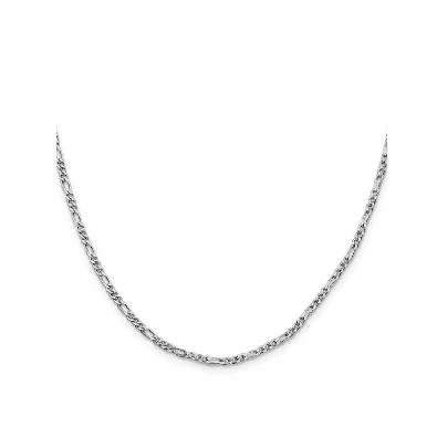 Sterling Silver
Figaro Chain
2.85mm
Rhodium Plated
22    