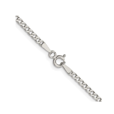 Sterling Silver 
Bevelled Curb Chain 
2.3mm
Rhodium Plated
20    