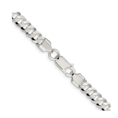 Sterling Silver
Concave Beveled Curb Chain
Rhodium Plated
4.5mm...