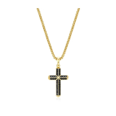 Ethos
  Black Ice   Cross Pendant
Genuine Black Sapphire
Yellow ...