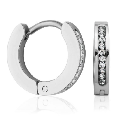 STEELX
Crystal Huggie Earrings
13.5mm  