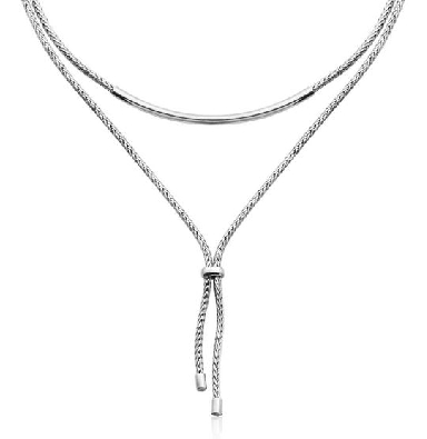 STEELX
Foxtail Chain Necklace
3mm
16  +2    