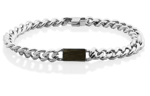 STEELX
Bracelet w/Bronze Stone 
8.5    