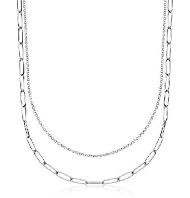 STEELX
Layered Link Chain Necklace
16.5  +1.5    