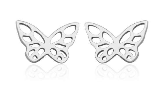 STEELX
Butterfly Stud Earrings  