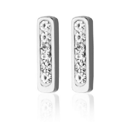 STEELX
Bar Stud Earrings
w/ Preciosa Crystal  