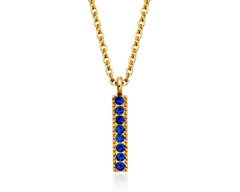 STEELX
Birthstone Crystal Bar Necklace
IP Gold
18   
(Shown In ...
