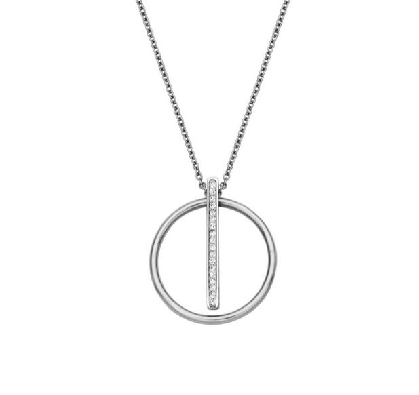 STEELX
Circle Bar Preciosa Necklace
16+2    