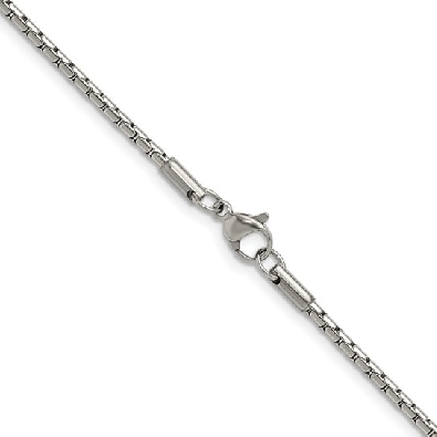 Chisel Steel 
Elongated Box  Chain 
1.7mm
20    