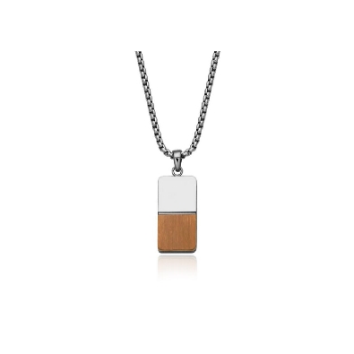 STEELX
Dog Tag Necklace
Steel/Coffee IP
22    