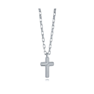 ITALGEM STEEL
Mini Cross Necklace
Brushed Steel
20    