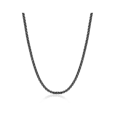 ITALGEM STEEL
Round Box Link Chain
Matte Black IP
4mm
22    