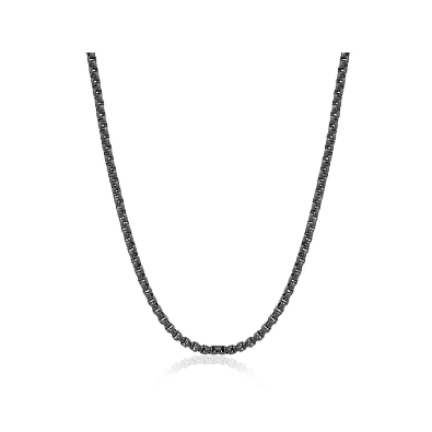 ITALGEM STEEL
Brushed Round Box Chain
Blue IP 
2.5mm
22    