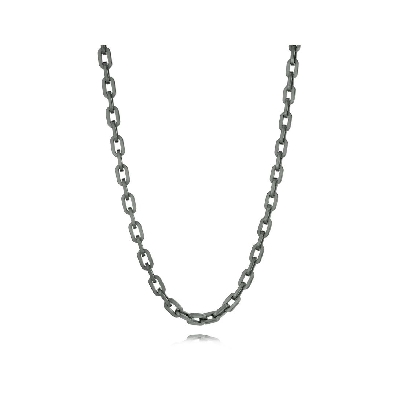 ITALGEM STEEL
Oval Link Chain
Sandblast GunMetal IP 
7mm
24    