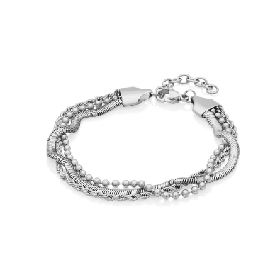 STEELX
Triple Layered Chain Bracelet
Steel
7+1.5    