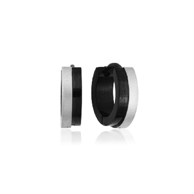 STEELX
Huggies w/ Black IP
12.5mm  