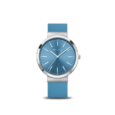 Bering Ladies Watch in Blue with a Silicone Band

This women&rsquo;s ...