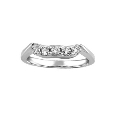 Wedding Band to Match ENG325 0.22ctw
14KT White Gold
  