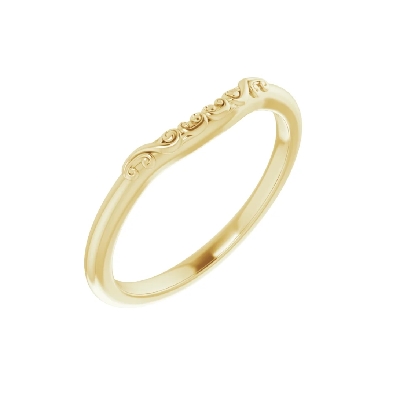 Wedding Band to Match ENG341
10KT Yellow Gold
  