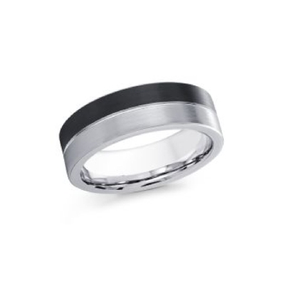 Cobalt Wedding Band 
w/Black 
7mm  