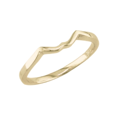 14KT Yellow Gold Wedding Band to match ENG382
  